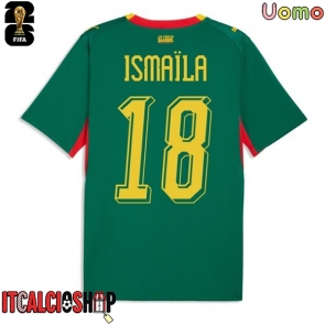 Senegal Ismaila Sarr #18 Seconda Maglia Mondiali 2026 Manica Corta